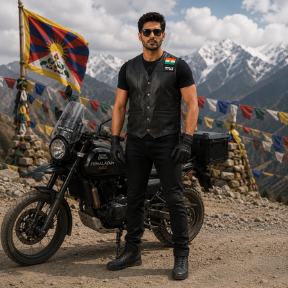 Trg06 Synthetic Leather Vest