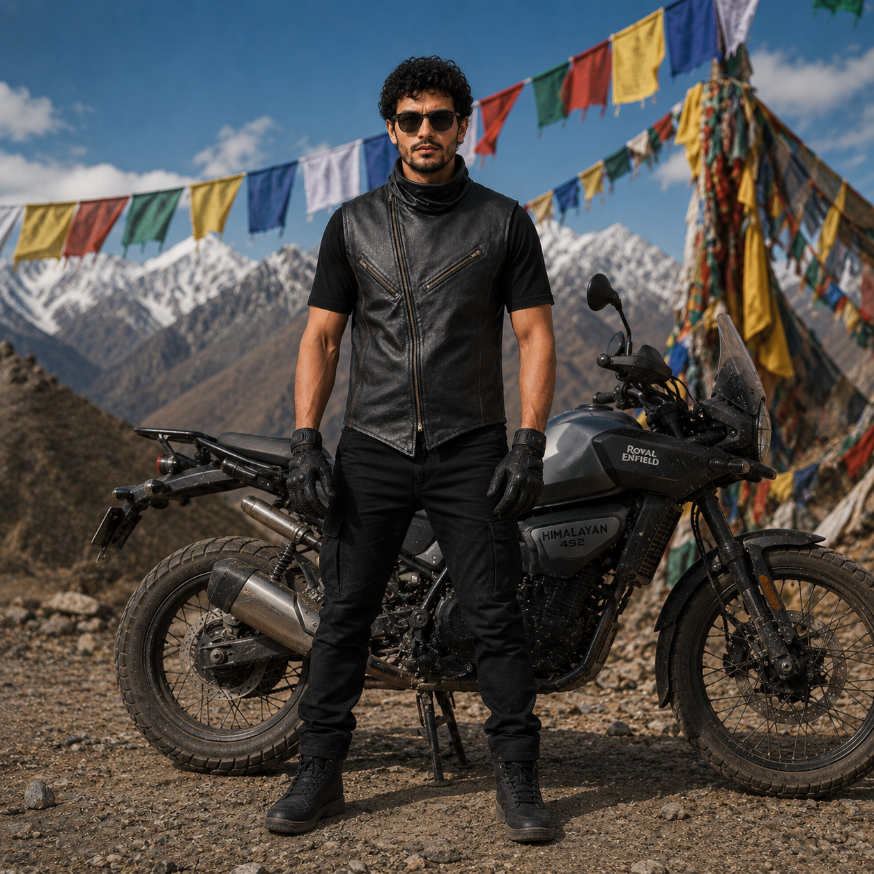 Trg021 Iron Edge Leather Vest