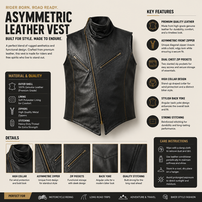 Trg021 Iron Edge Leather Vest