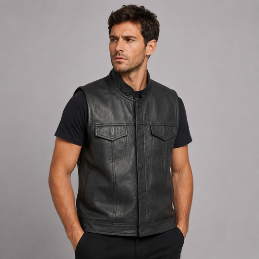 Trg020 Sons Of Anarchy Leather Vest