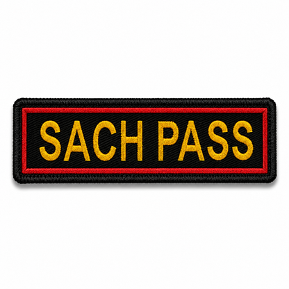 Sach Pass Expedition Embroidery Patch – 1 × 4 Inches