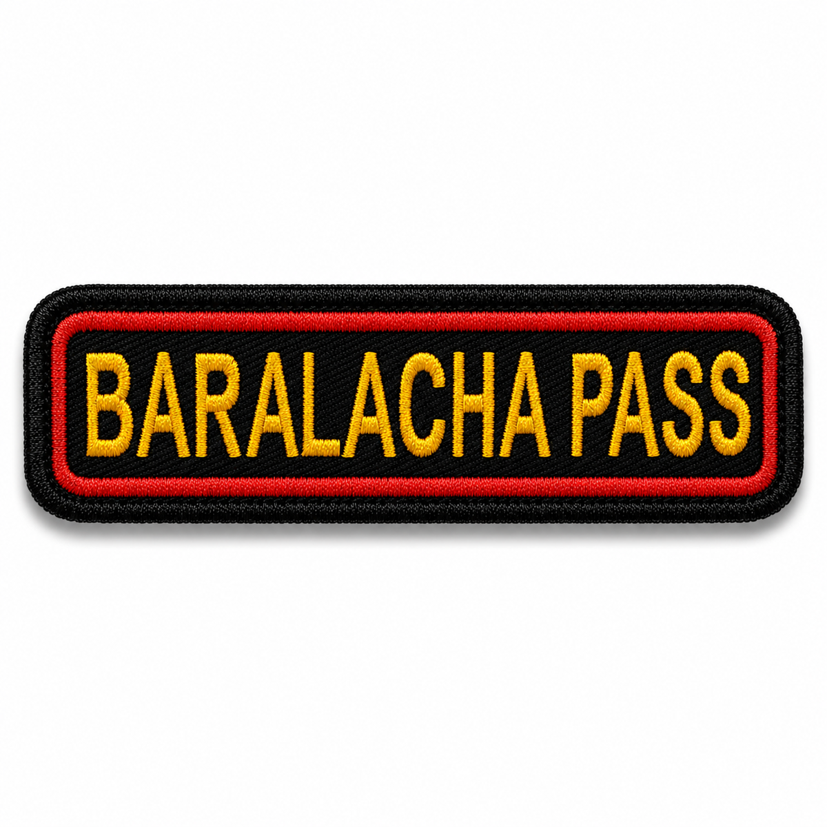 Baralacha Pass Expedition Embroidery Patch – 1 × 4 Inches