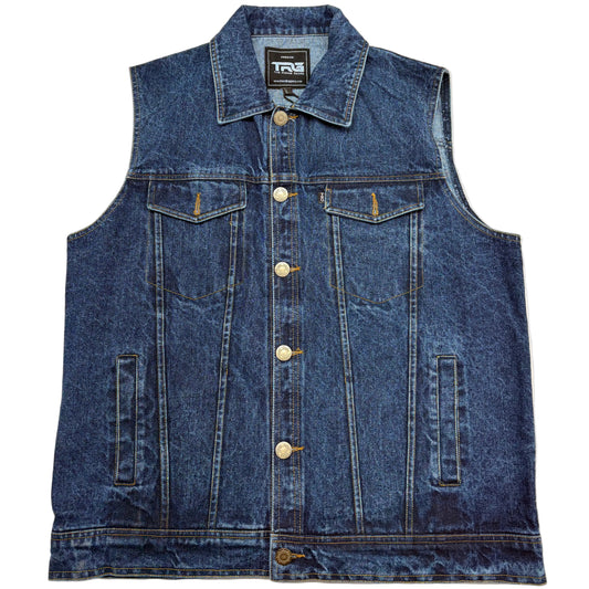 Trg010 cotton denim riding vest