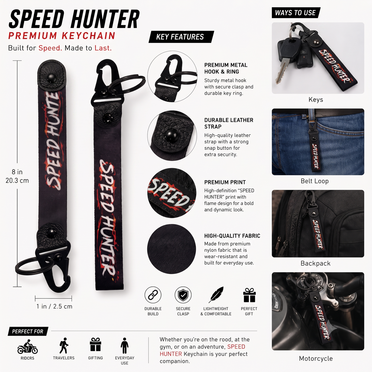 Speed Hunter Keychain