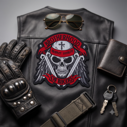 Brotherhood Respect Loyality Of Bikers 10 inches