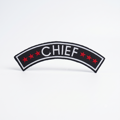 Chief Back Embroidery Patch , 10.5*2.5 inches