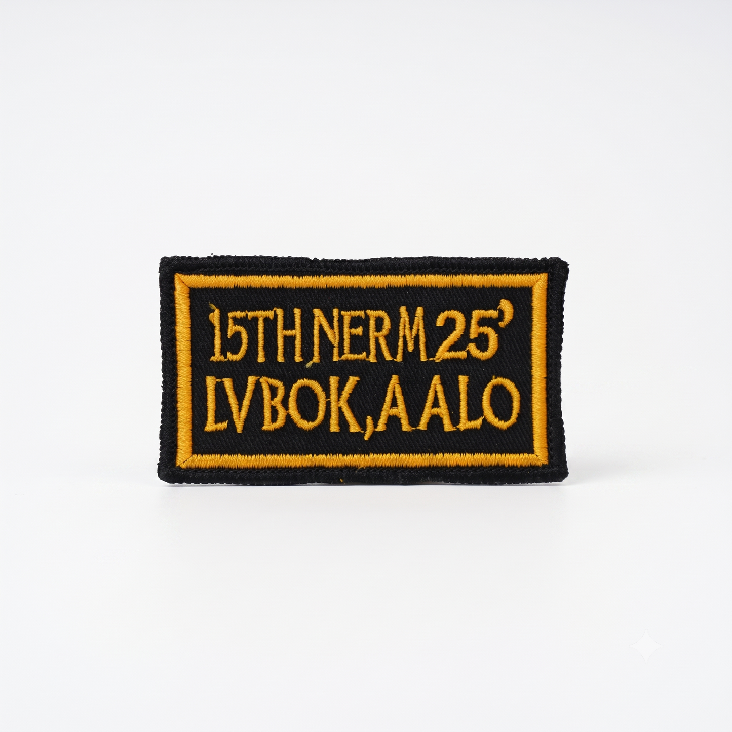 15th Nerm 25 Lvbok Patch, 3.7*2.1 inches