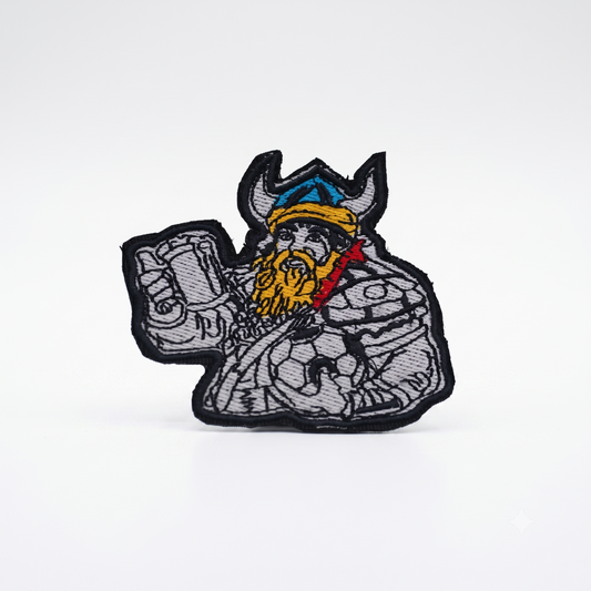 Drinker Premium Embroidered Biker Patch | Iron-On & Sew-On | 2.9 × 3.1 Inches