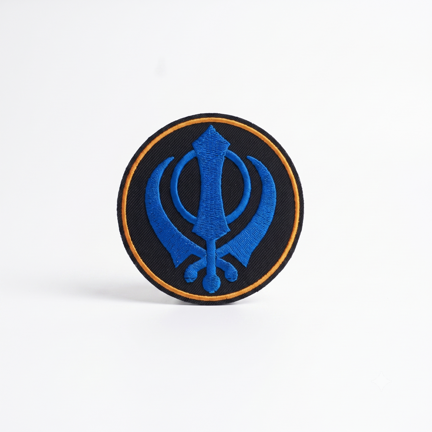 Khanda Big Back Patch Embroidered 8 inches
