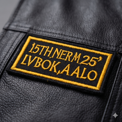 15th Nerm 25 Lvbok Patch, 3.7*2.1 inches