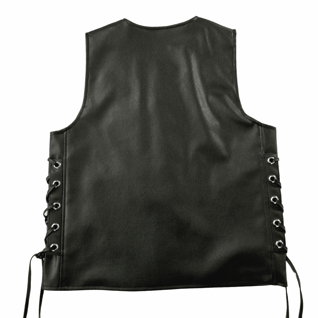 Trg05 faux/synthetic leather riding vest - TRG GEARS