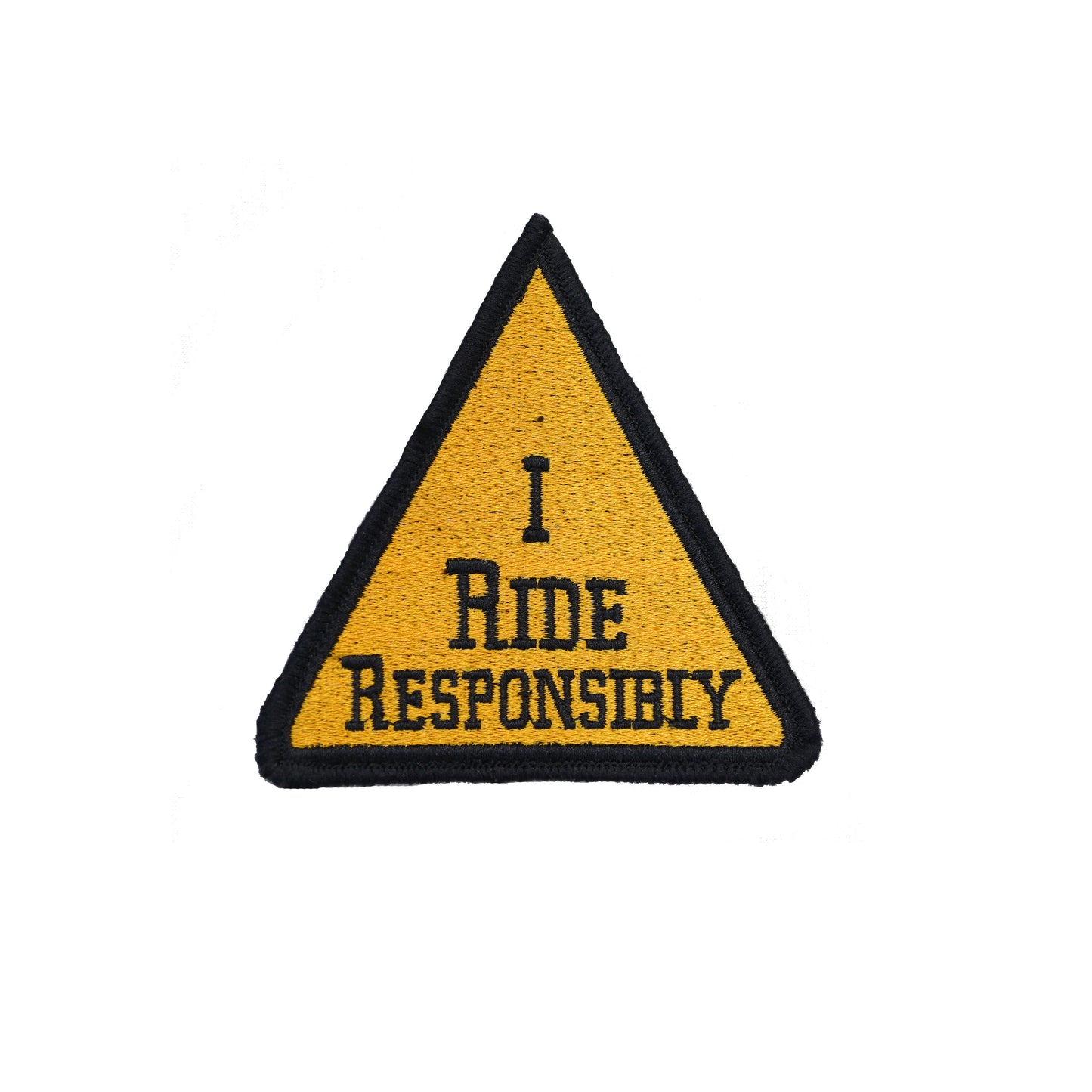 I Ride Responsibly Biker Embroidery Patch, 3.54*3.66 inches