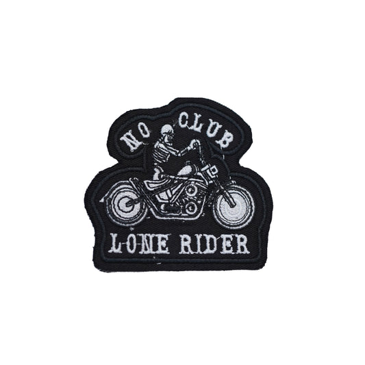 No club lone ride patch
