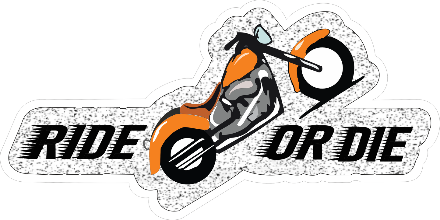 Ride Or Die Sticker 1.25 × 2.5 Inches – Motorcycle Biker Sticker