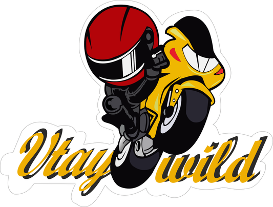 Stay Wild Adventure Sticker 1.9 × 2.5 Inches