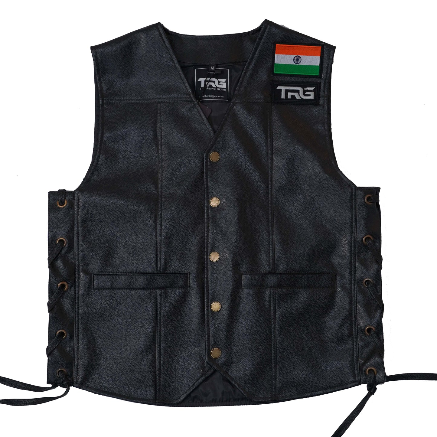 Trg06 Synthetic Leather Vest