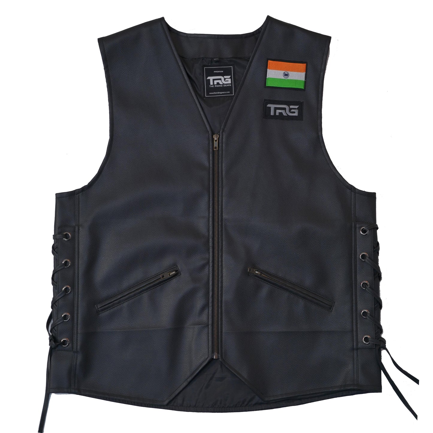 Trg08  Leather Riding Vest