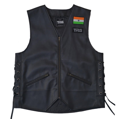 Trg08  Leather Riding Vest