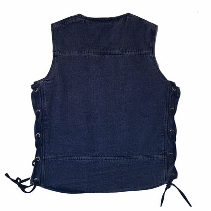Trg09  Denim Riding Vest