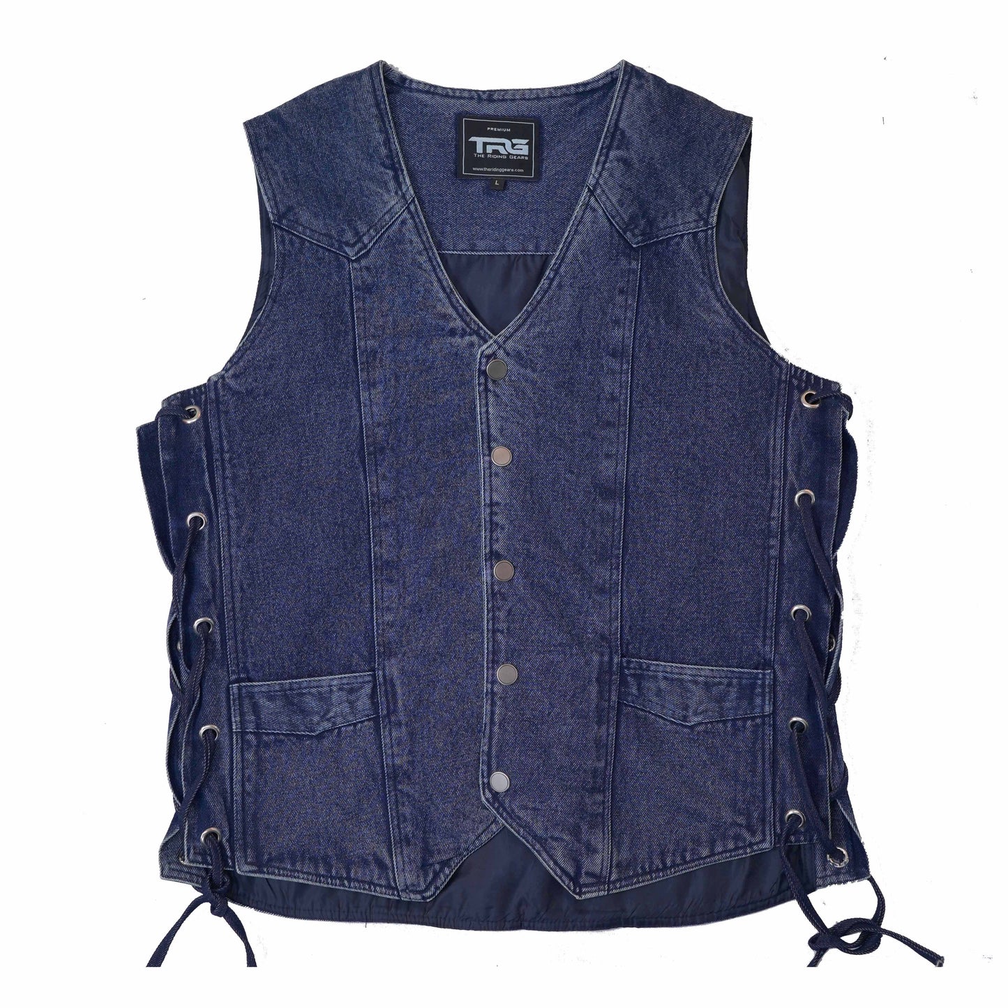 Trg09  Denim Riding Vest