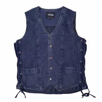 Trg09  Denim Riding Vest