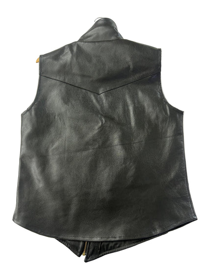 Trg021 Iron Edge Leather Vest