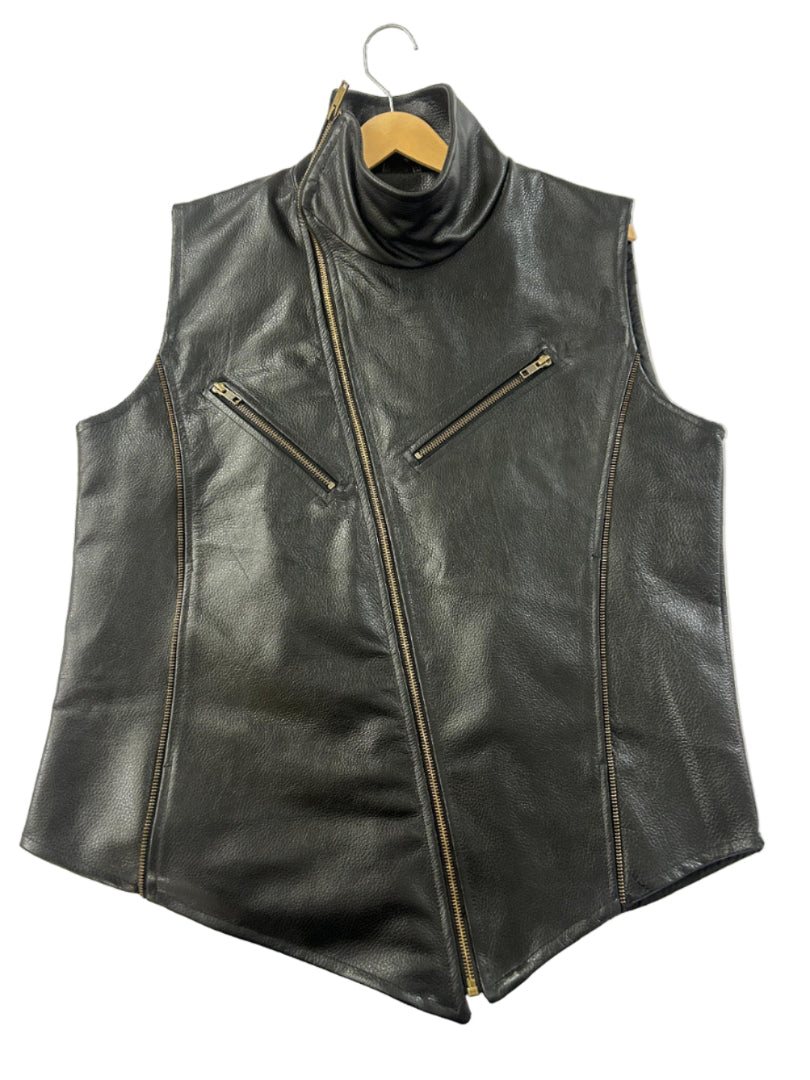 Trg021 Iron Edge Leather Vest