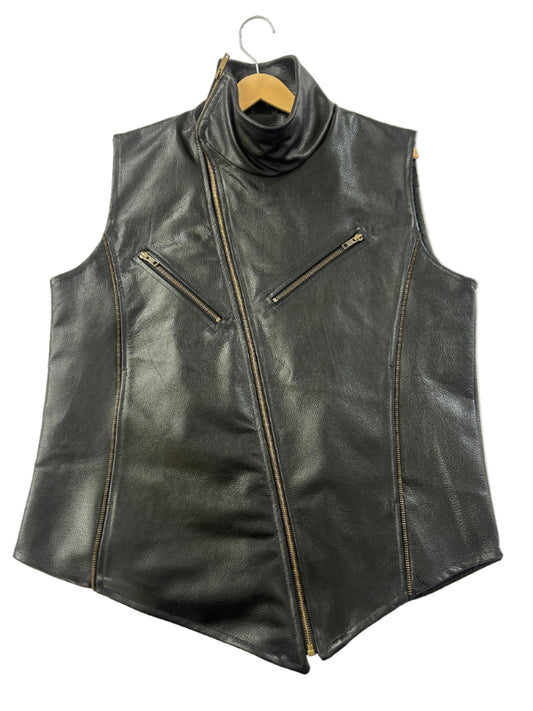 Trg021 Iron Edge Leather Vest
