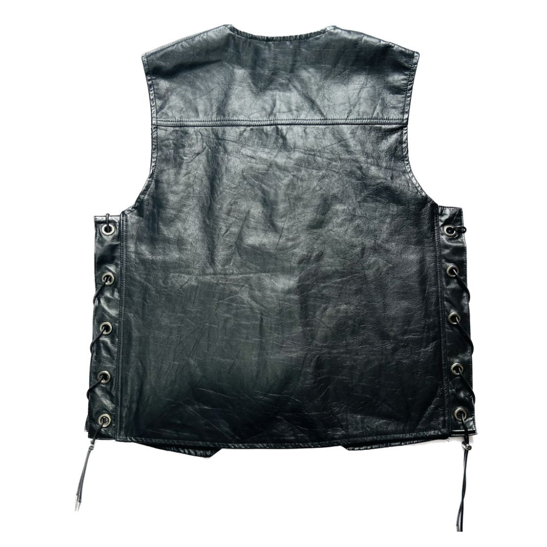 TRG08 COW LEATHER RIDING VEST