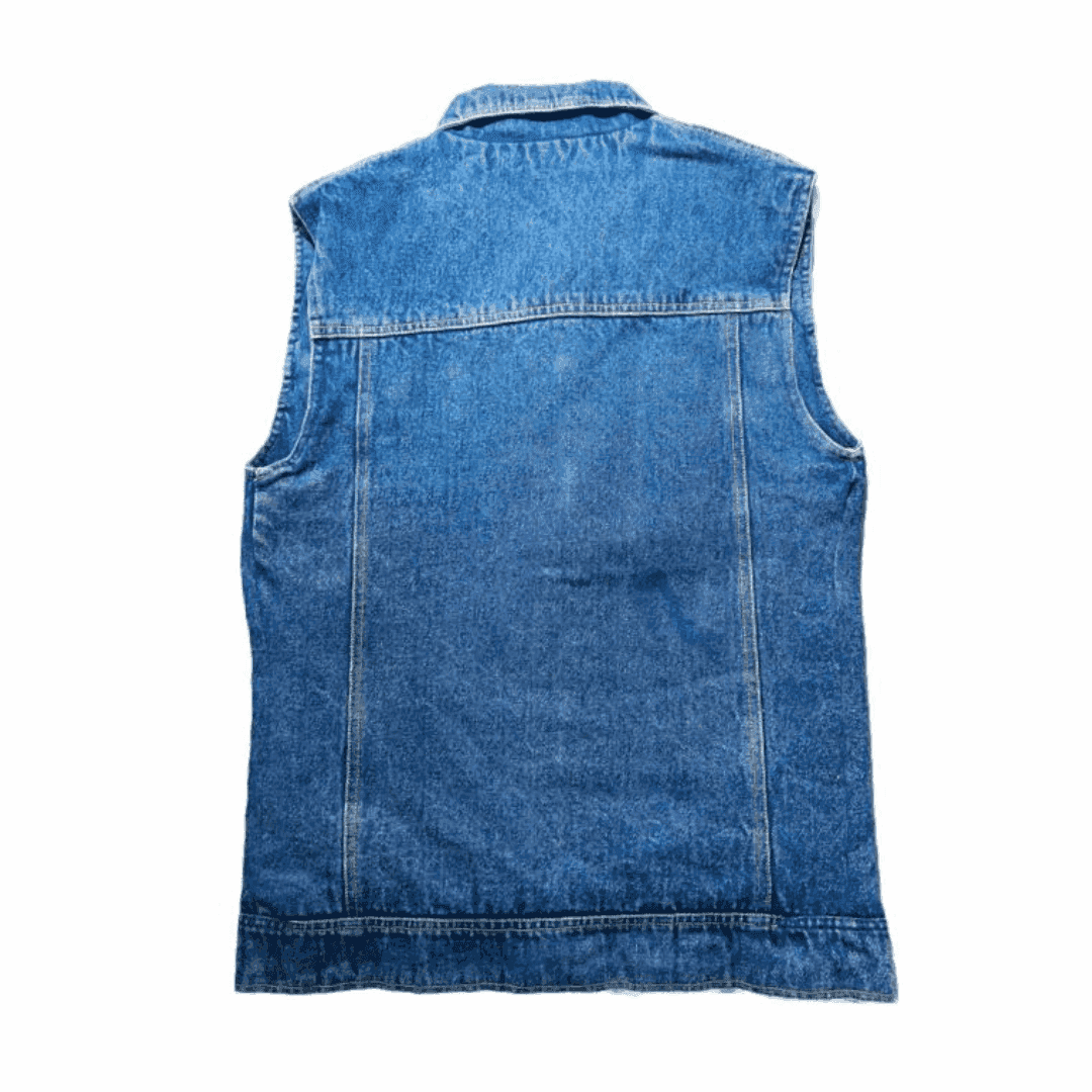 Trg010 cotton denim riding vest - TRG GEARS
