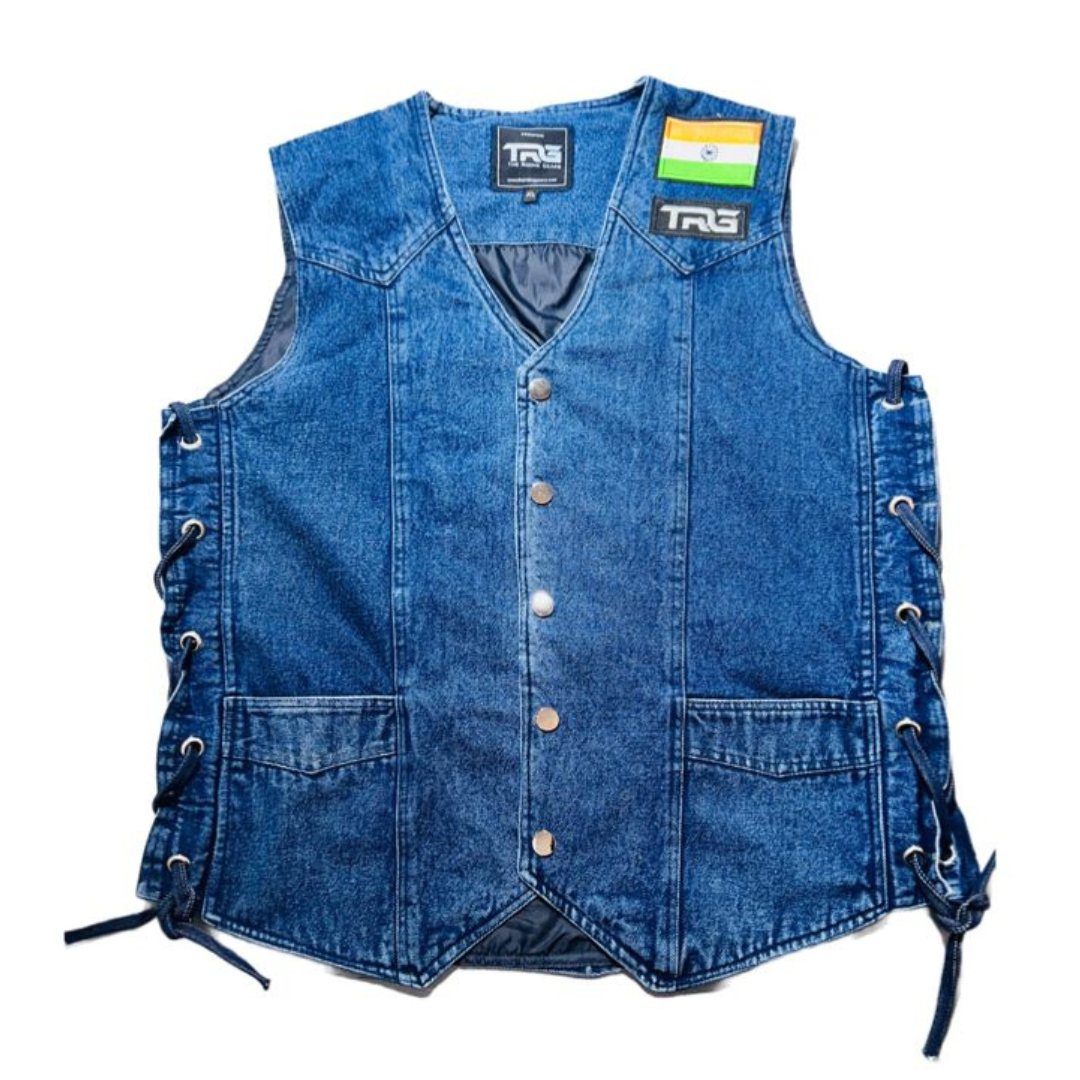 TRG09 COTTON DENIM RIDING VEST