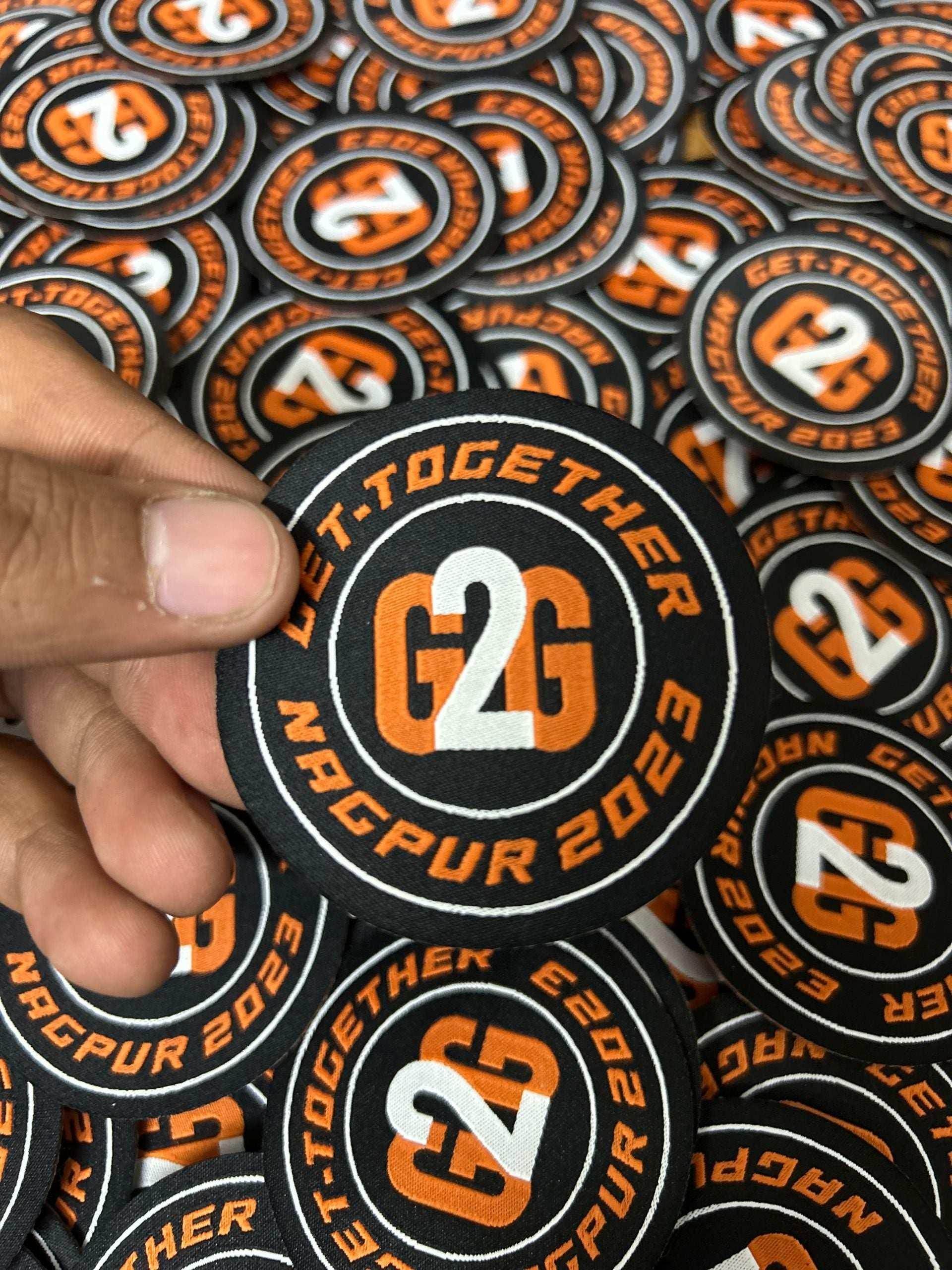 Customized woven patches 2.5 inches - TRG GEARS