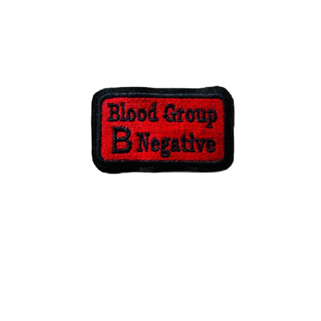 Blood group b negative patch