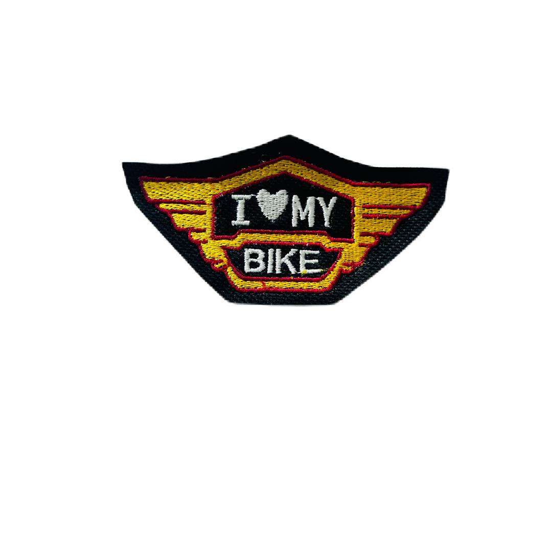 I LOVE MY BIKE PATCH 1*4 INCHE