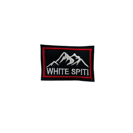 White spiti expedition patch embroidered 2*3 inches - TRG GEARS