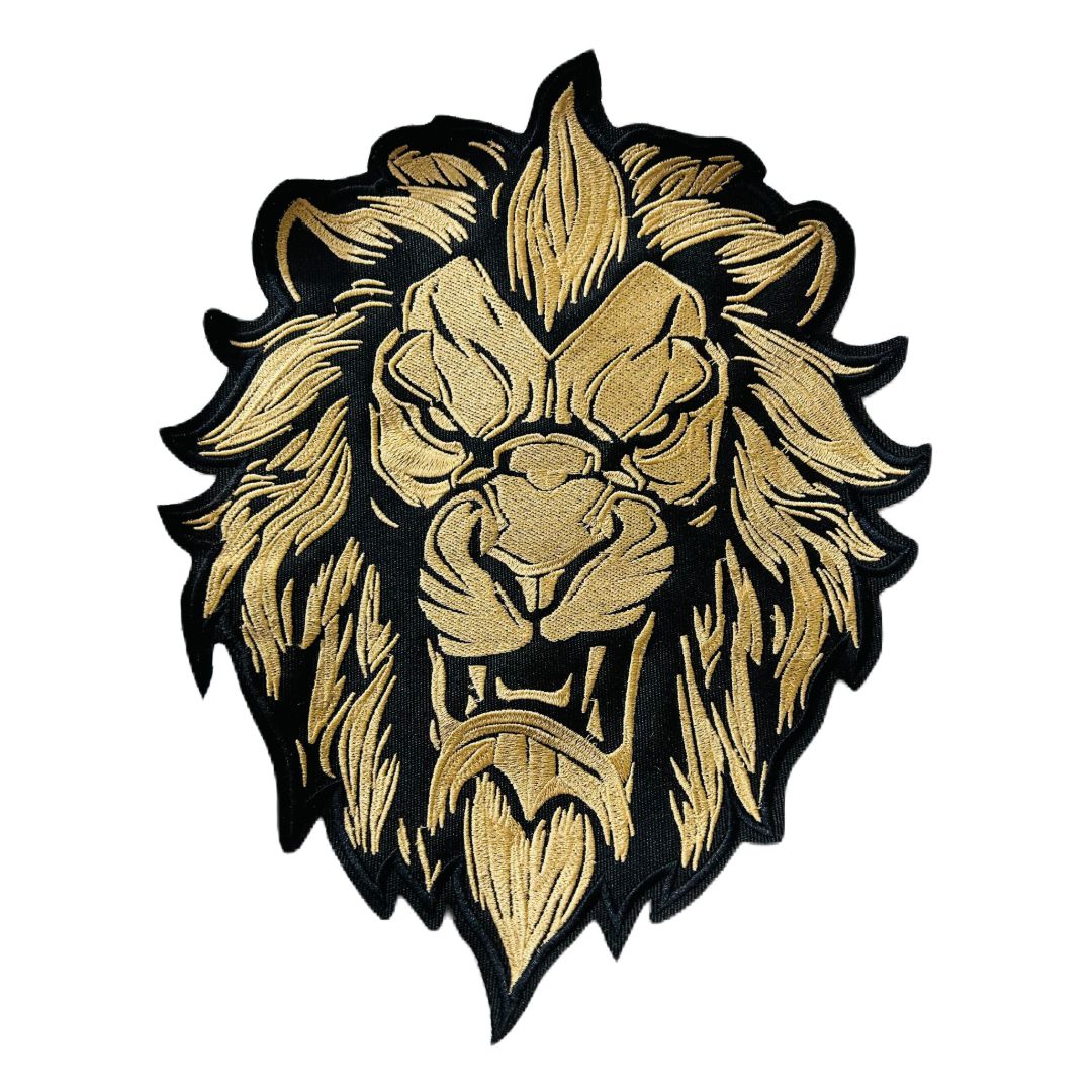 LION SAN DBACK PATCH EMBROIDERED 10*9 INCHES