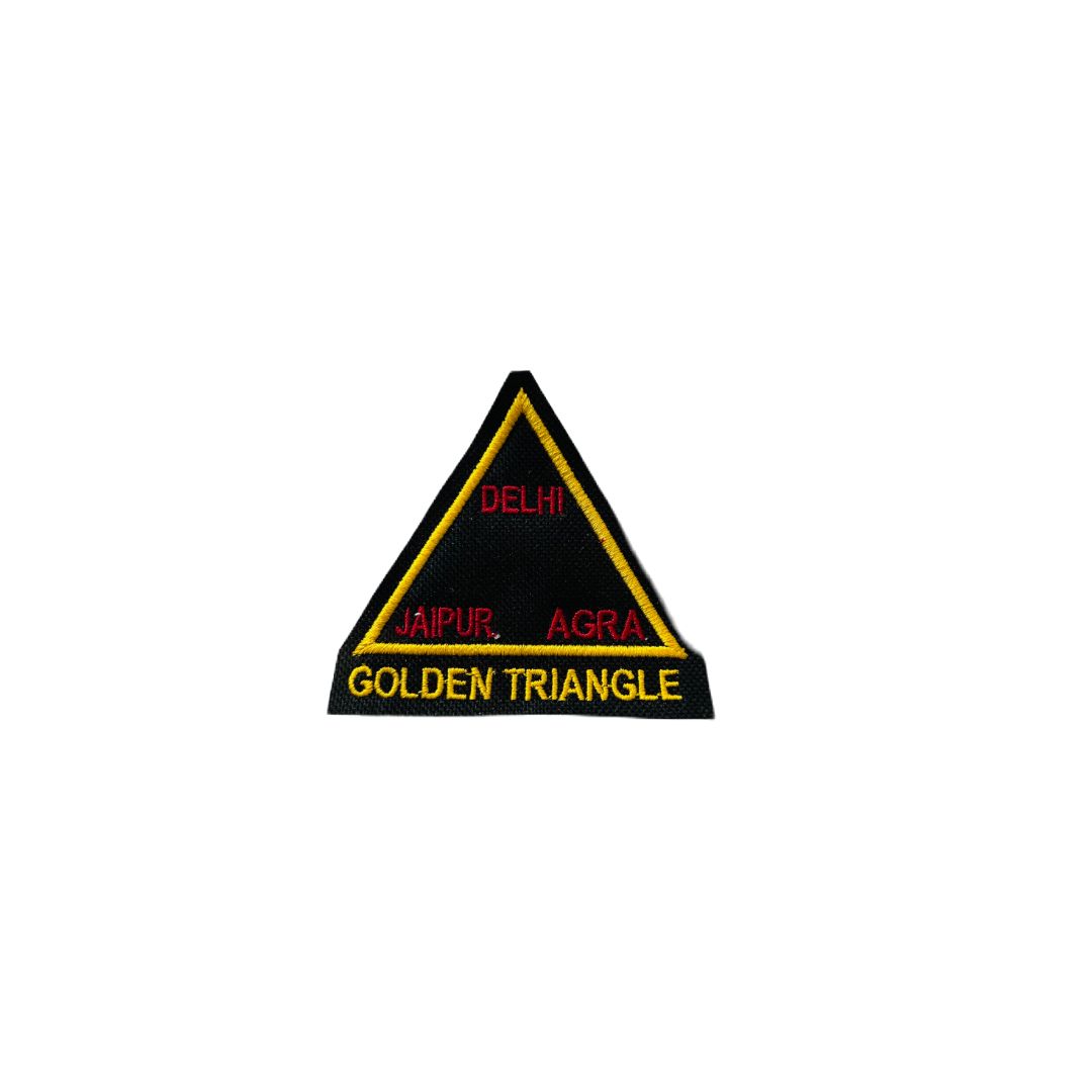 GOLDEN TRIANGLE EXPEDITION PATCH EMBROIDERED 3*3 INCHES