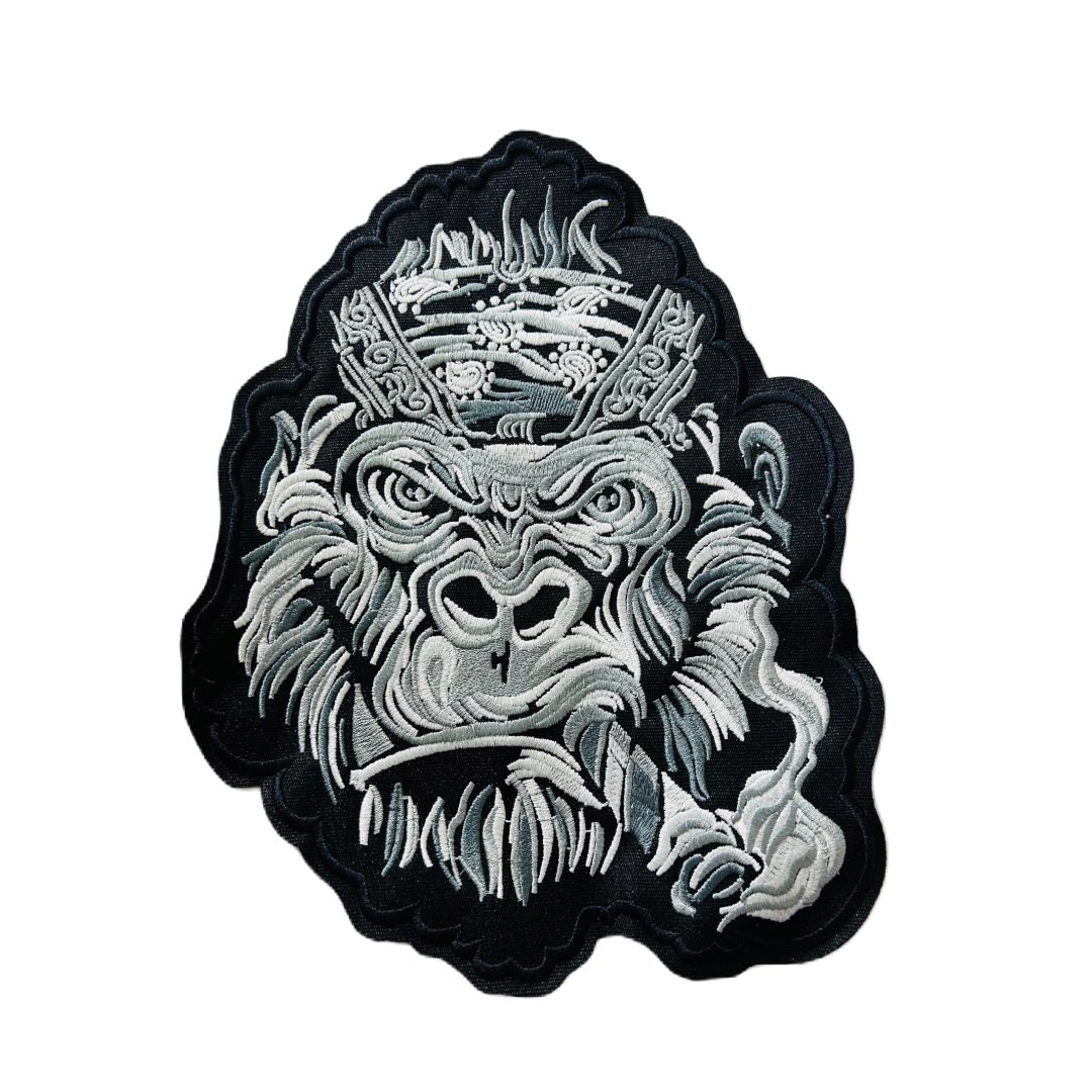 GORILLA BACK PATCH EMBROIDERED 11*10 INCHES