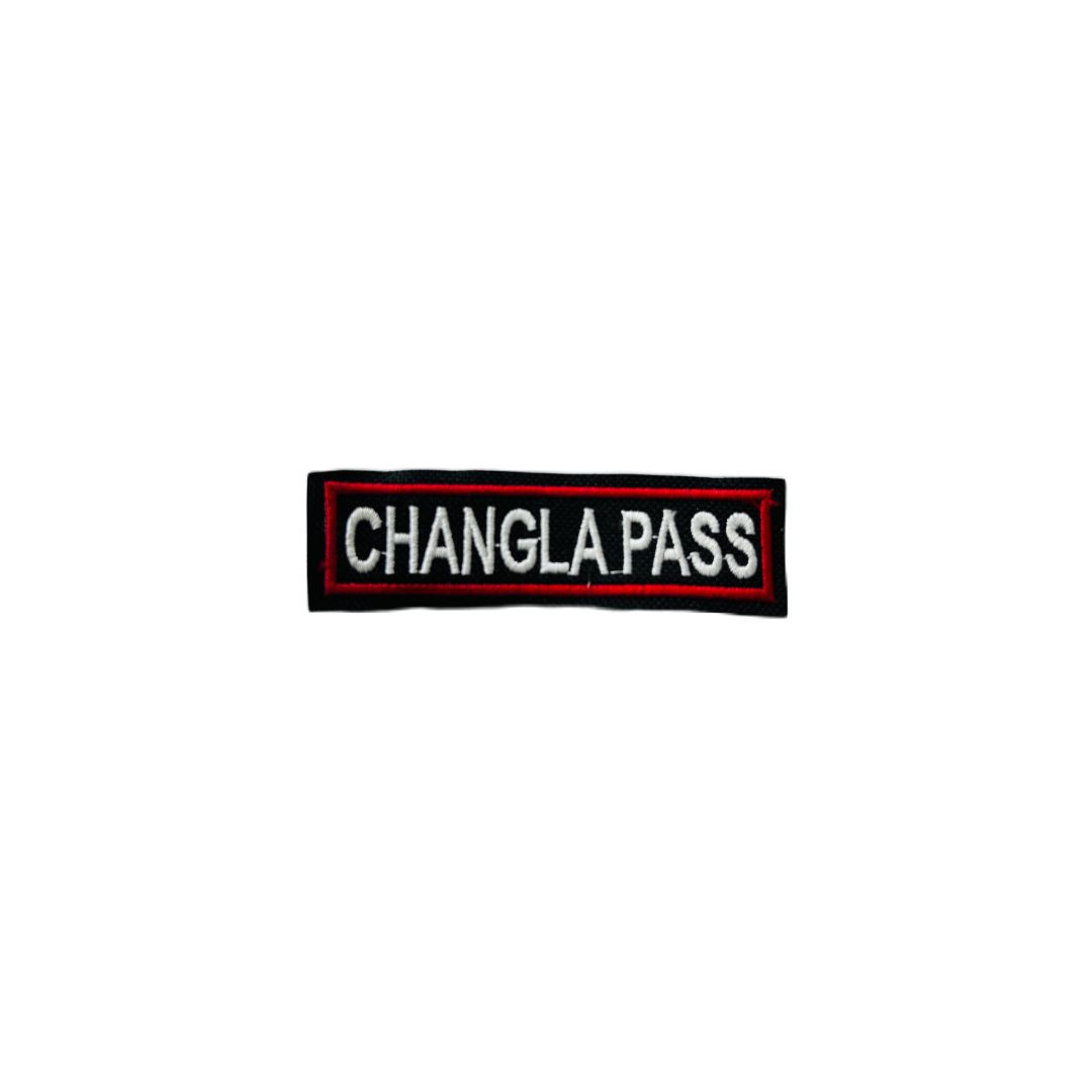 CHANGLA PASS EXPEDITION PATCH EMBROIDERED 1*4 INCHES