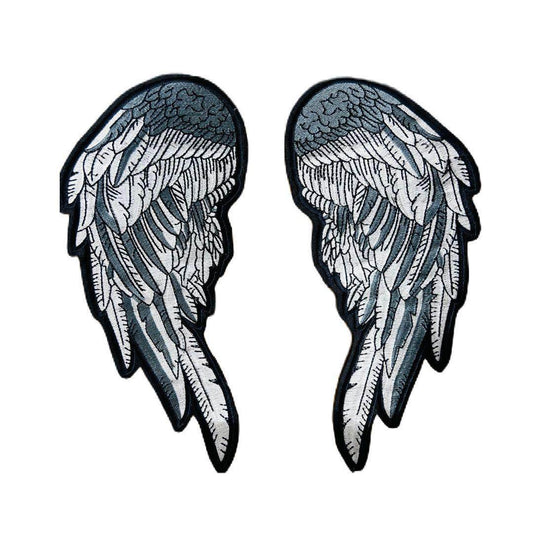 Wings back patch embroidered 10*6 inches - TRG GEARS