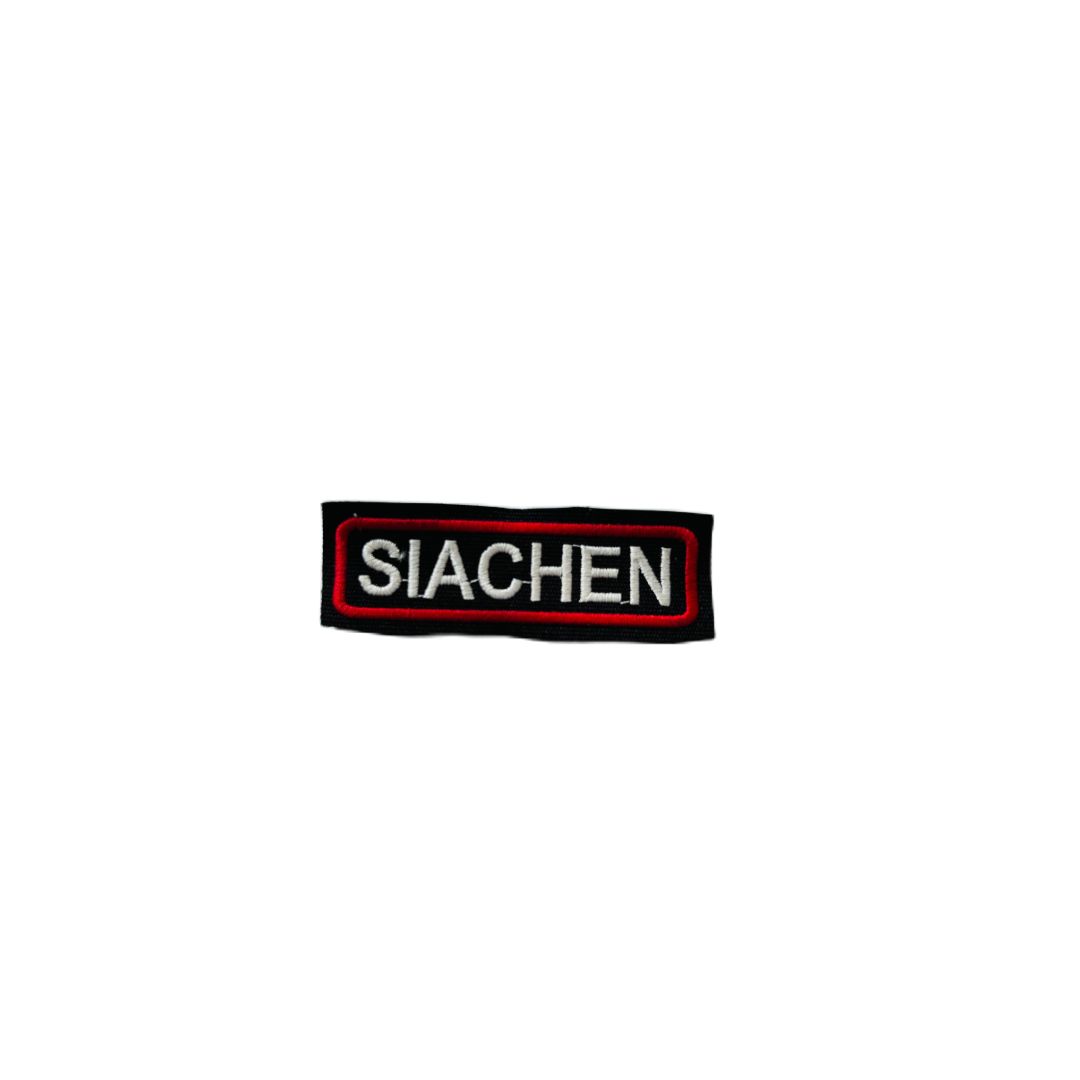 SIACHEN EXPEDITION PATCH EMBROIDERED 1*4 INCHES