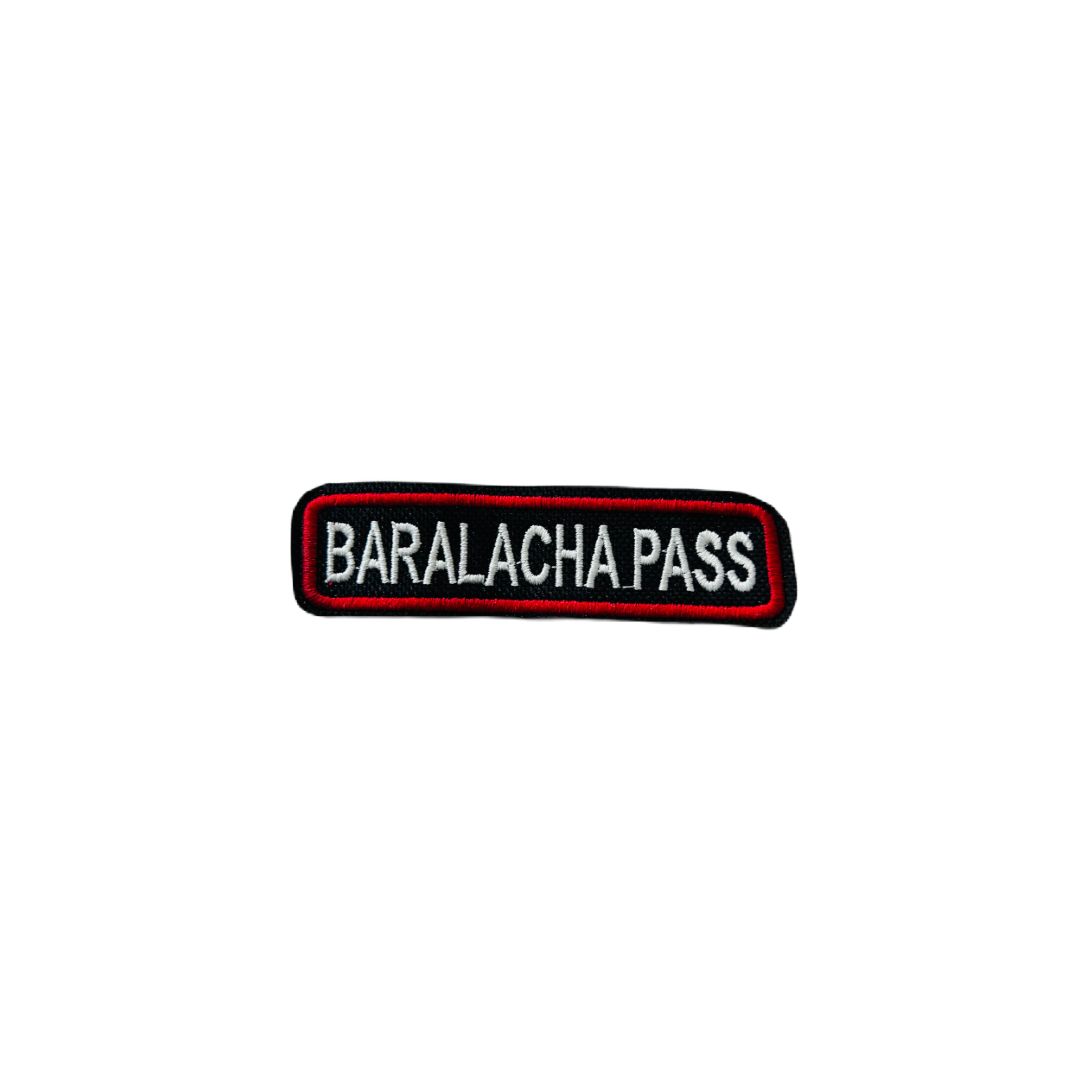 BARALACHA PASS EXPEDITION PATCH EMBROIDERED 1*4 INCHES