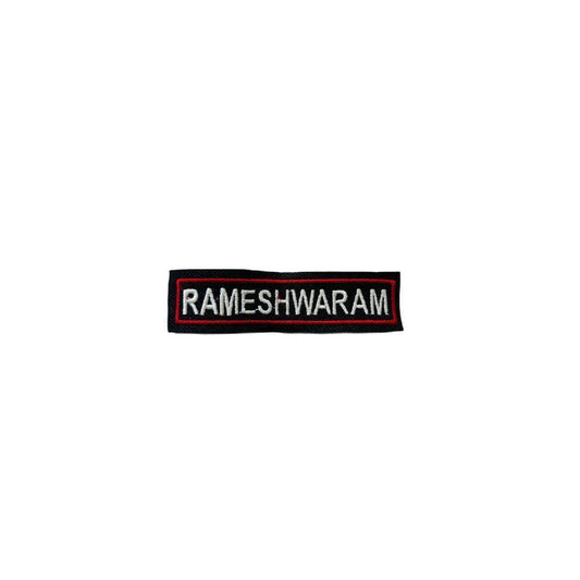 Rameshwaram expedition patch embroidered 1*4 inches - TRG GEARS