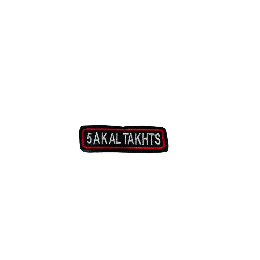 5akal takhts expedition patch embroidered 1*4 inches - TRG GEARS
