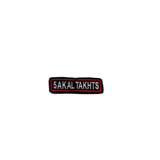 5akal takhts expedition patch embroidered 1*4 inches - TRG GEARS