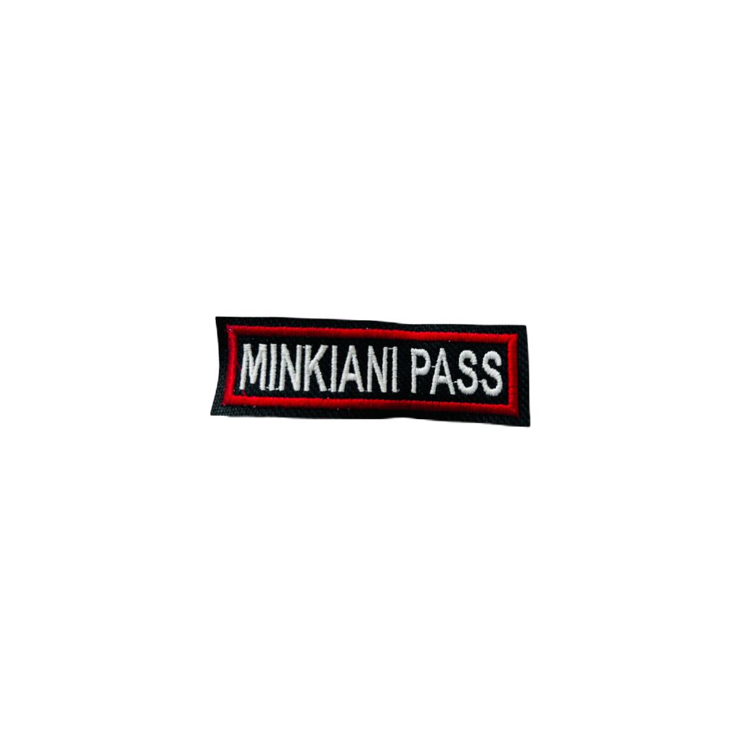 MINKIANI PASS EXPEDITION PATCH EMBROIDERED 1*4 INCHES