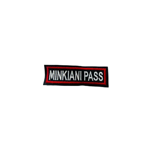 Minkiani pass expedition patch embroidered 1*4 inches - TRG GEARS