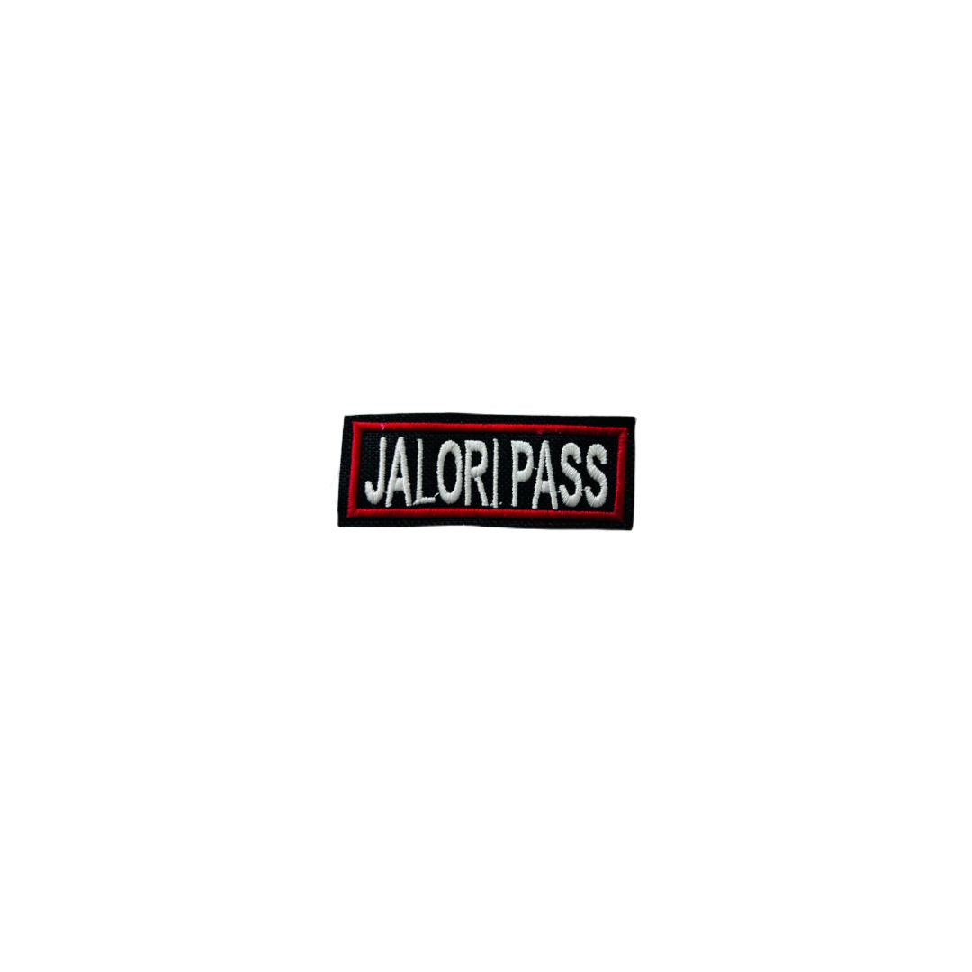 JALORI PASS EXPEDITION PATCH EMBROIDERED 1*4 INCHES