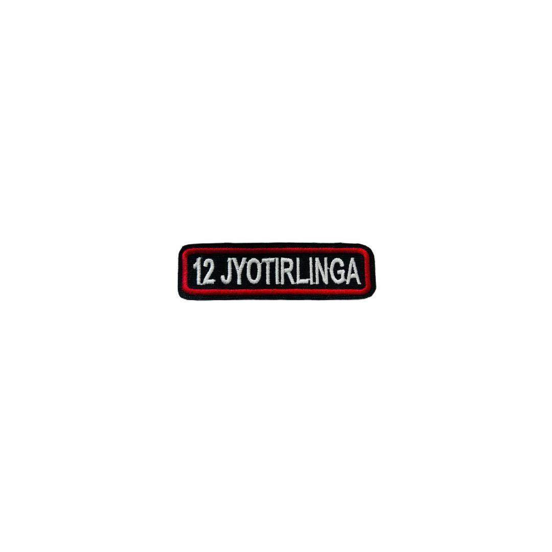 12 jyotirlinga expedition patch embroidered 1*4 inches - TRG GEARS