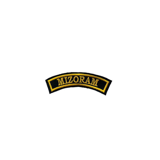 Mizoram state patch embroidered 1*4 inches - TRG GEARS